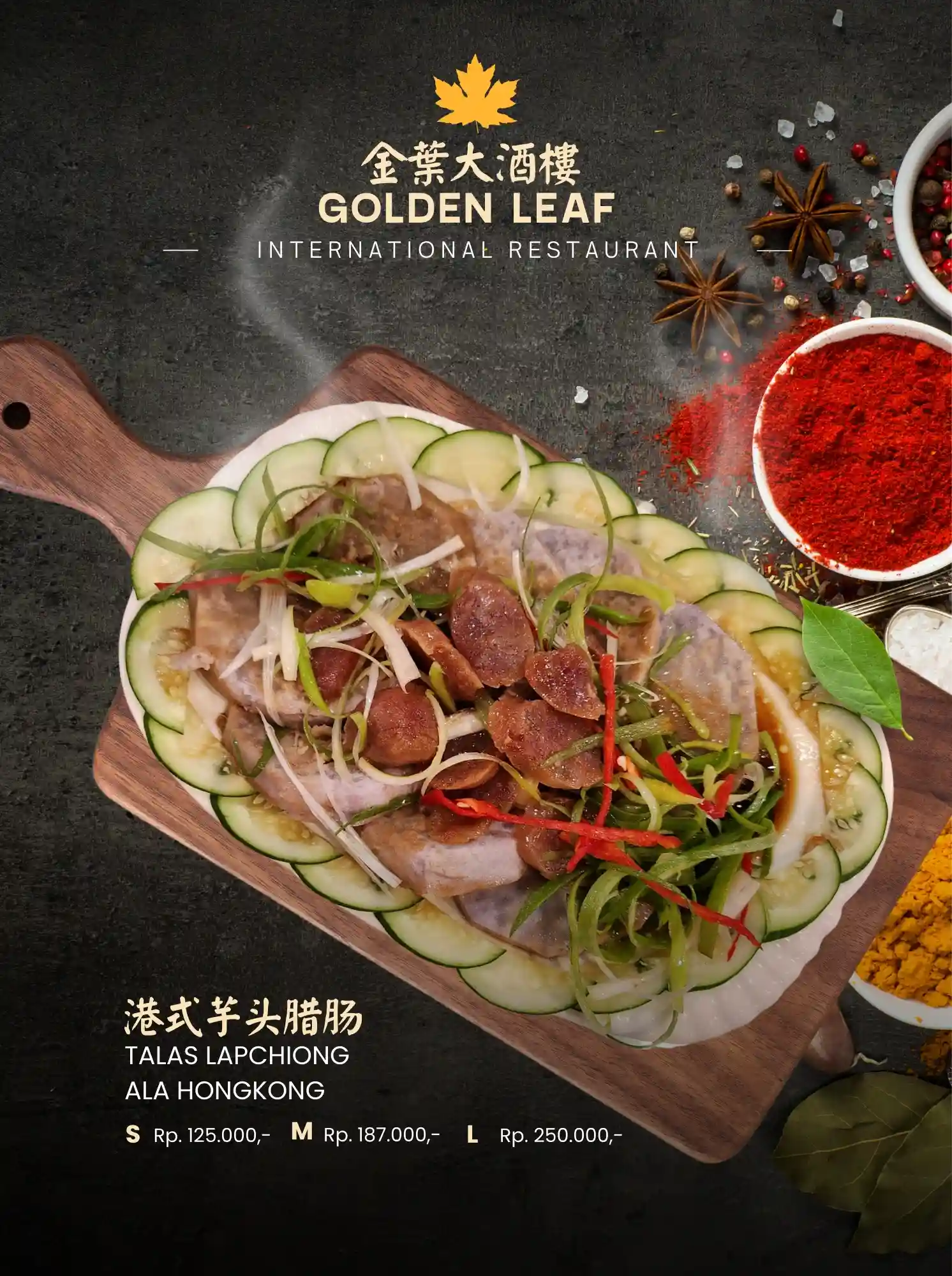 Menu Golden Leaf 15