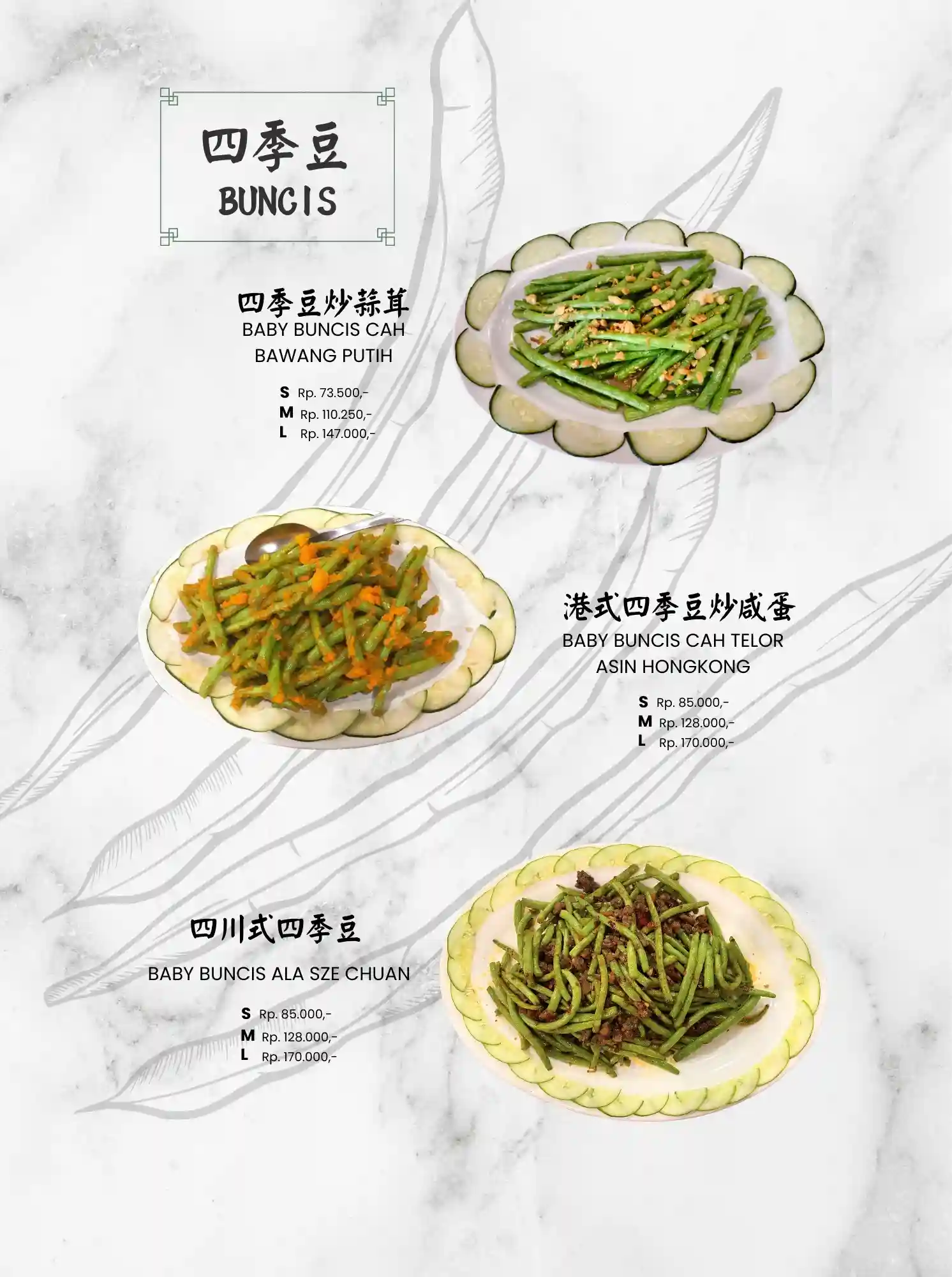 Menu Golden Leaf 56