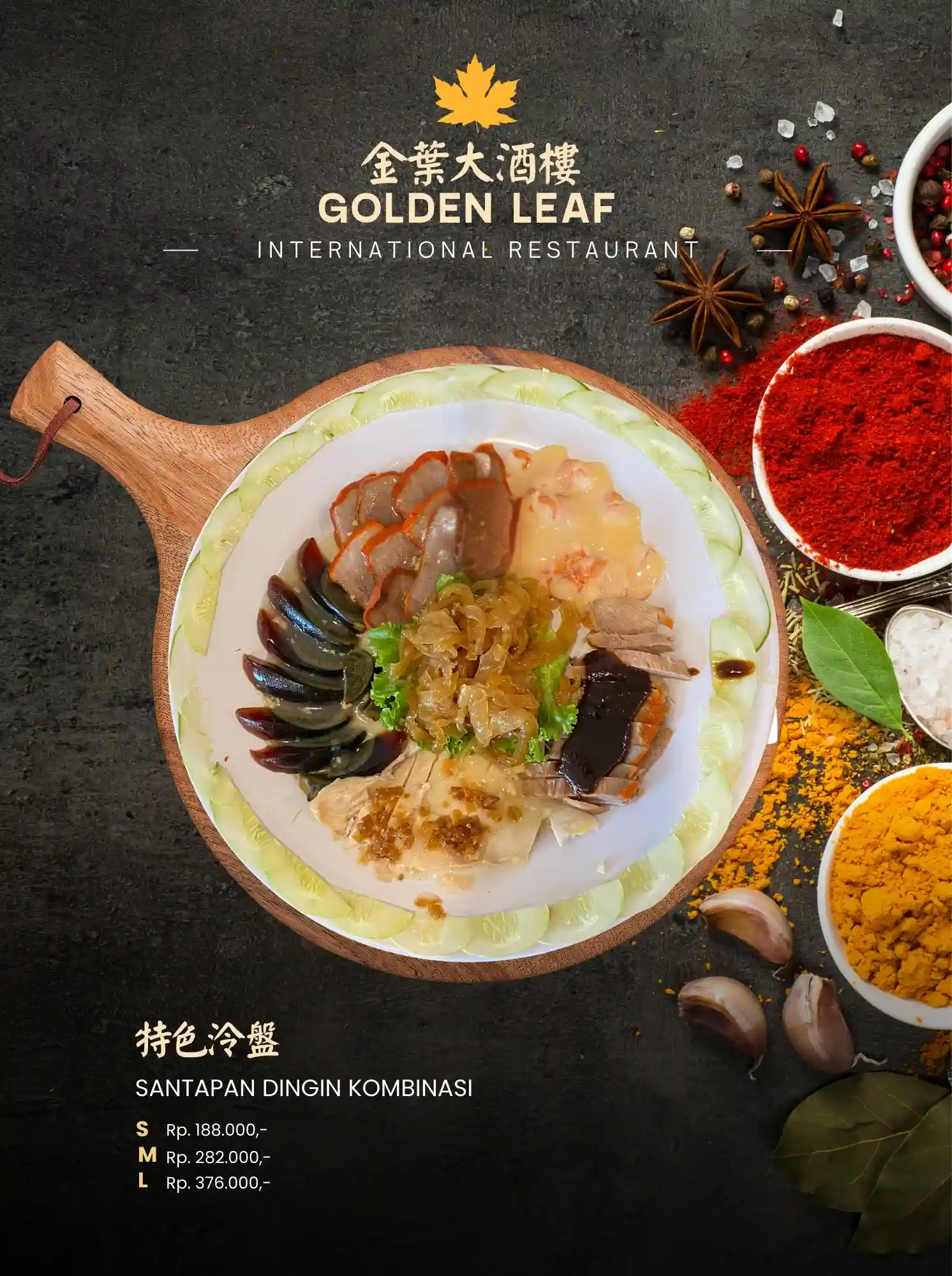 Menu Golden Leaf 9